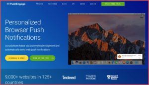 Pushengage - One of the Best WordPress Push Notification Plugin