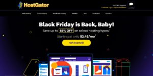 HostGator Hosting Black Friday and Cyber Monday Sale