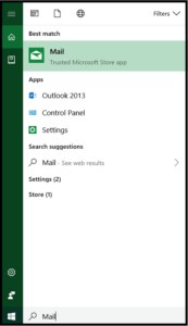 Custom Email Setup - Searching Mail App