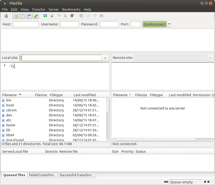 FileZilla FTP Client