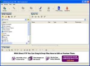 Free FTP by CoffeCup FTP Client