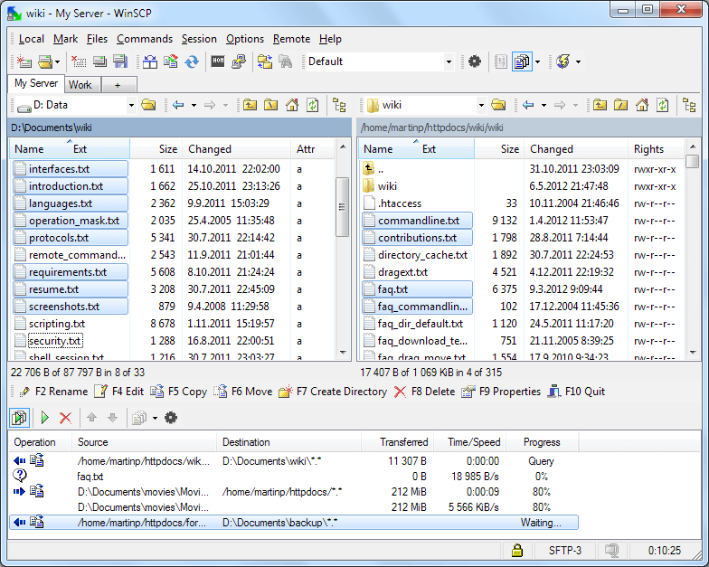 WinSCP FTP Client