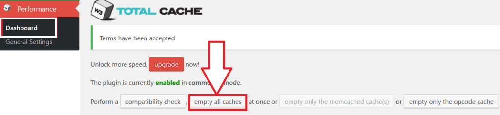 How To Clear WordPress Cache Using W3 Total Cache