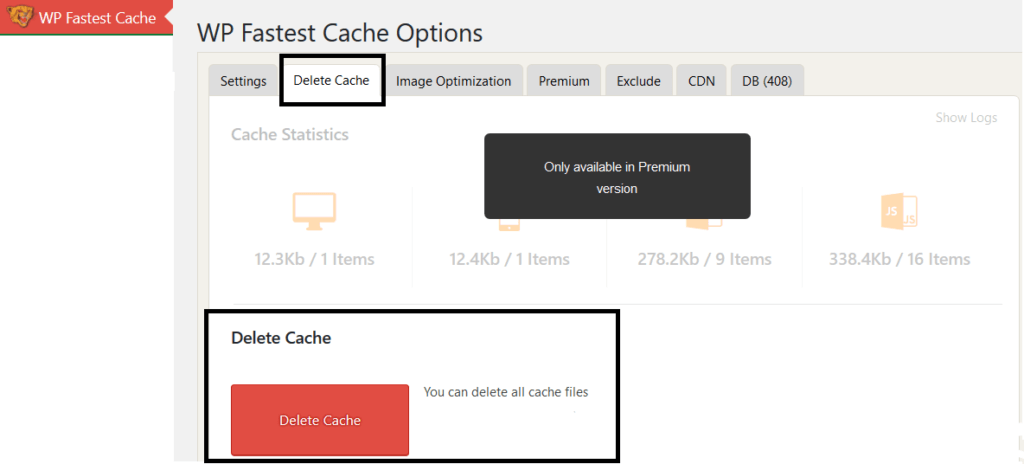 How To Clear WordPress Cache Using WP Fastest Cache