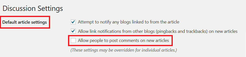 Disable Comments In Gutenberg On All Posts