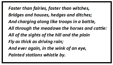 From a Railway Carriage Stanza Wise Summary