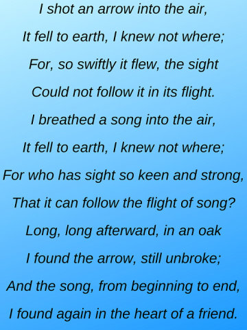 The Arrow and The Song Stanza Wise Summary - WittyChimp