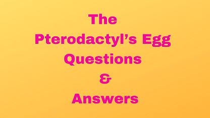 1: The Pterodactyl's Egg – ENGLISH