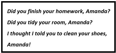 did you finish your homework amanda extract based questions