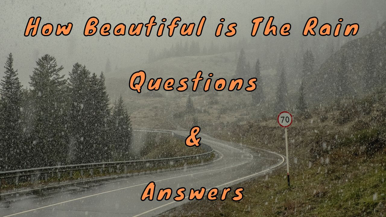 How Beautiful is The Rain Questions & Answers