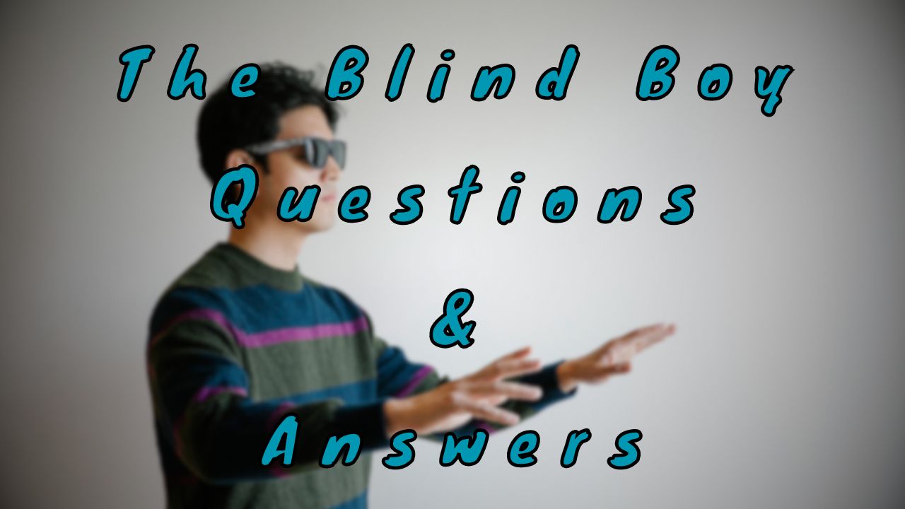 The Blind Boy Questions & Answers