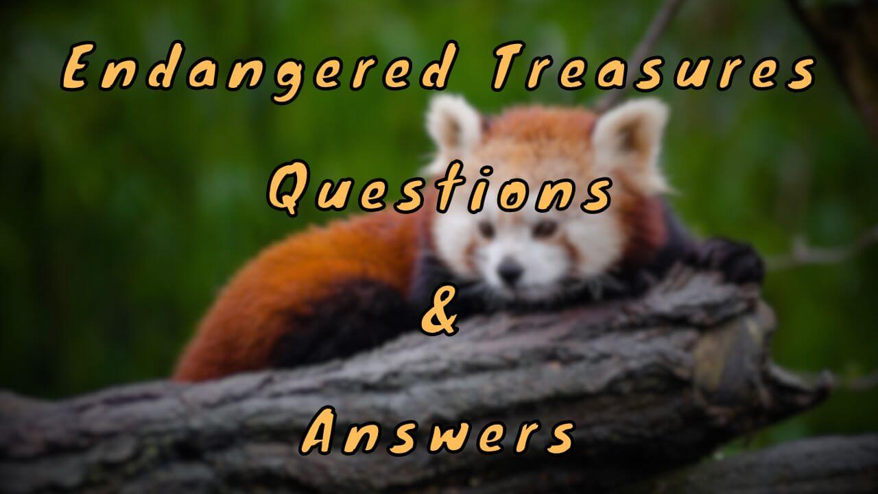 Endangered Treasures Questions & Answers