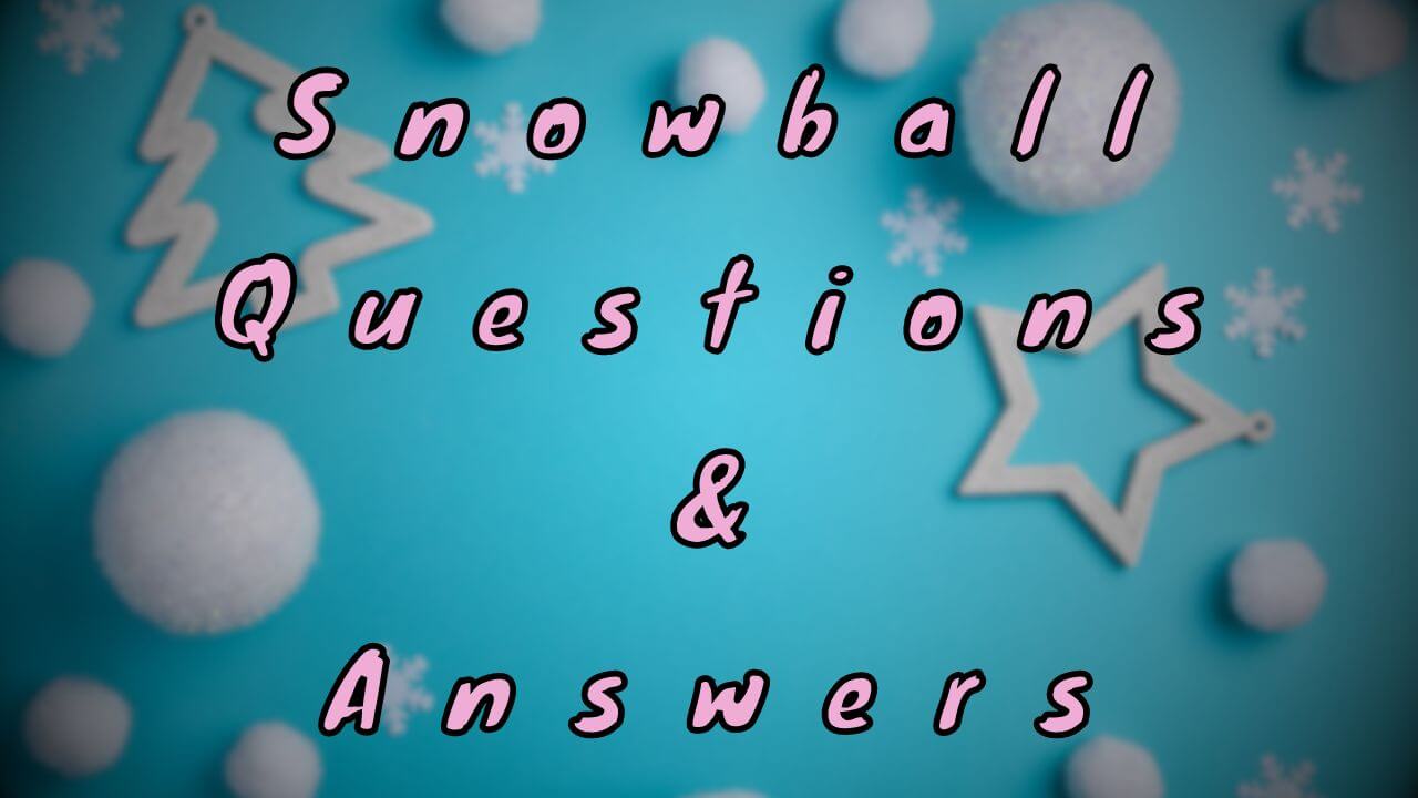 Snowball Questions & Answers