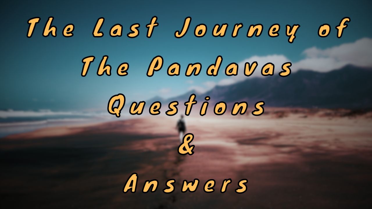 The Last Journey of The Pandavas Questions & Answers