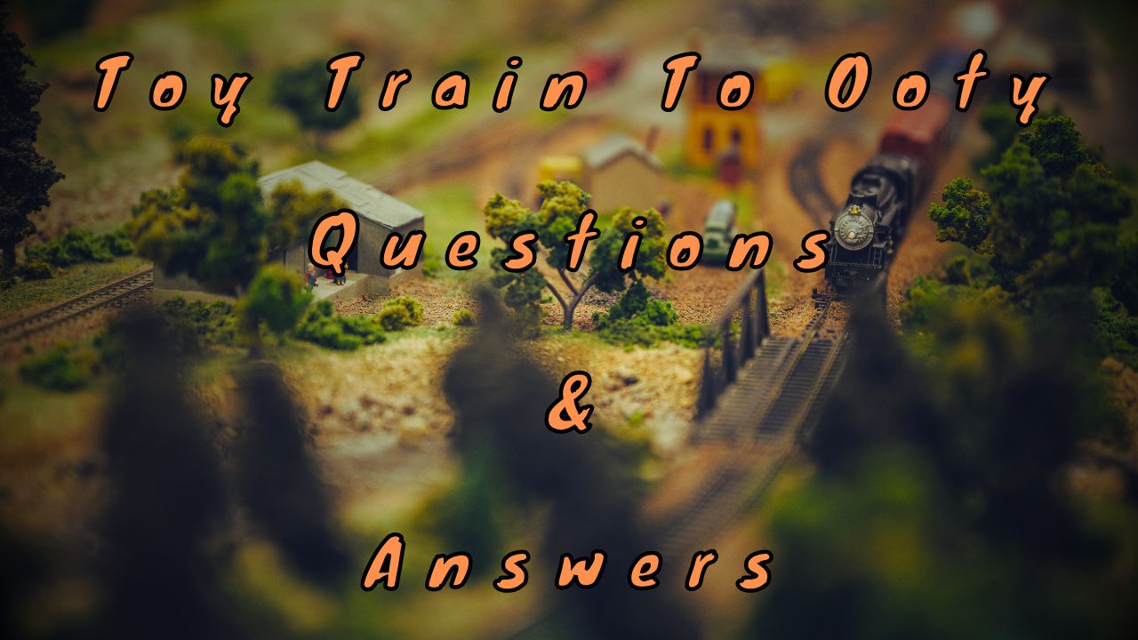 Toy Train To Ooty Questions & Answers