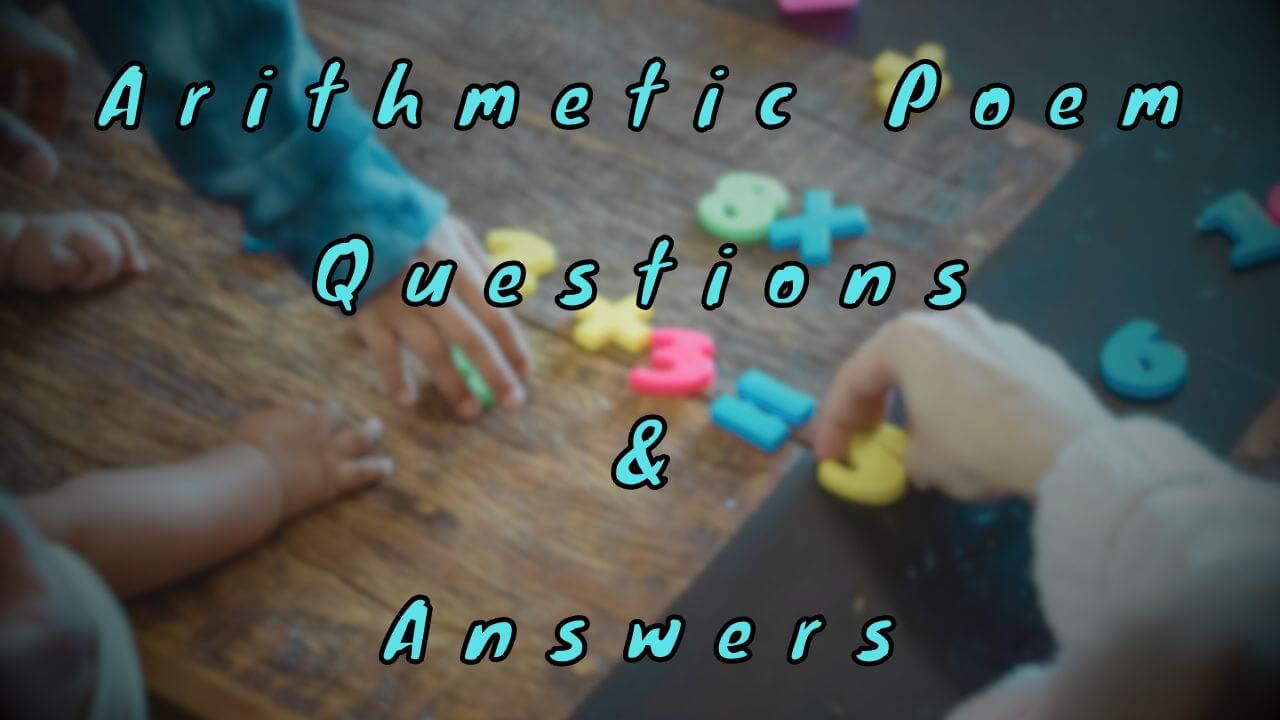 Arithmetic Poem Questions & Answers