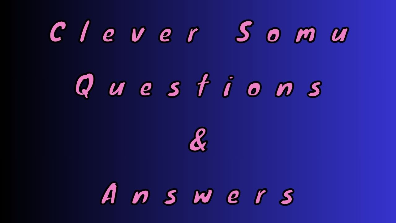 Clever Somu Questions & Answers