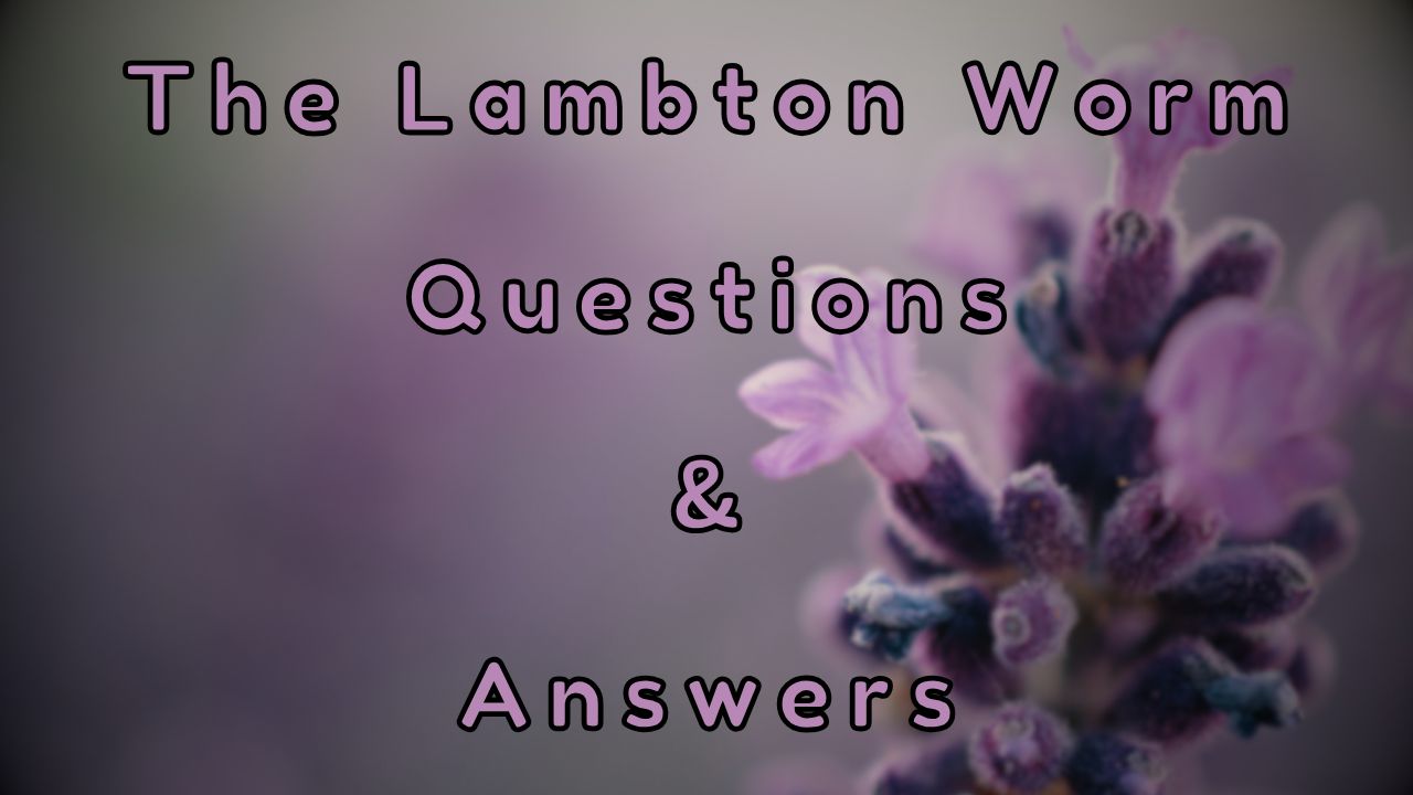 The Lambton Worm Questions & Answers