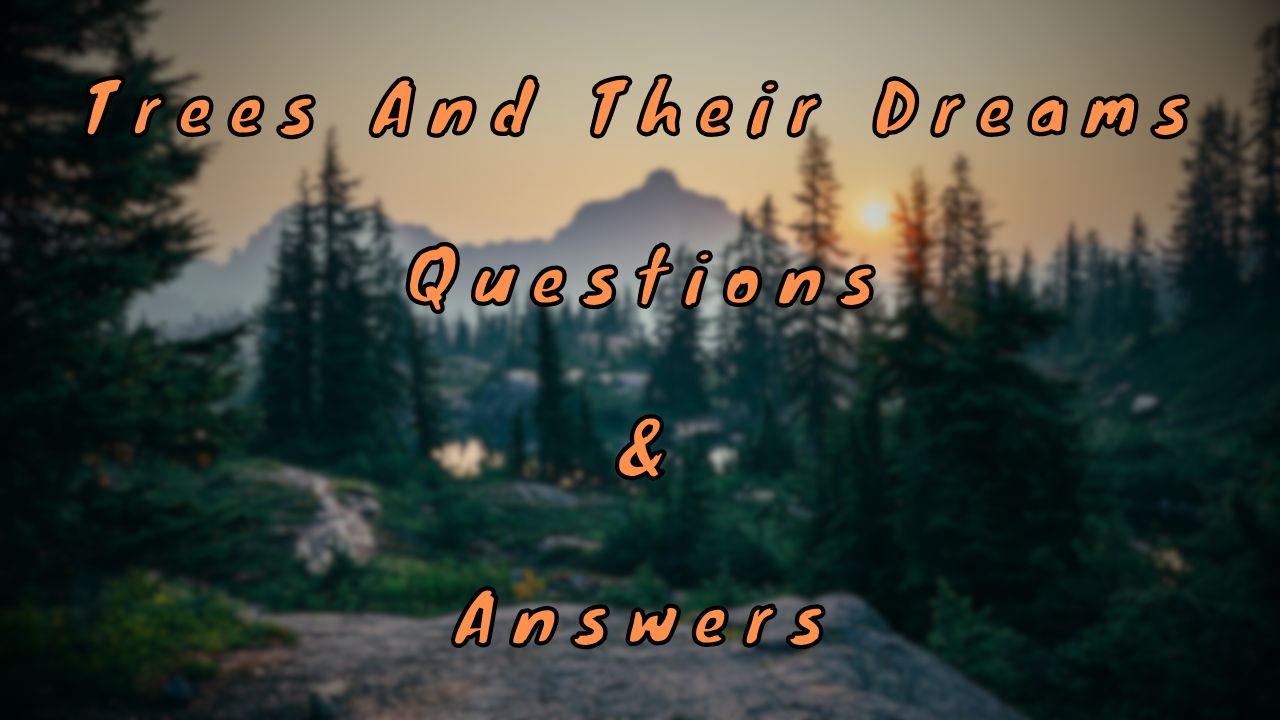 Trees And Their Dreams Questions & Answers